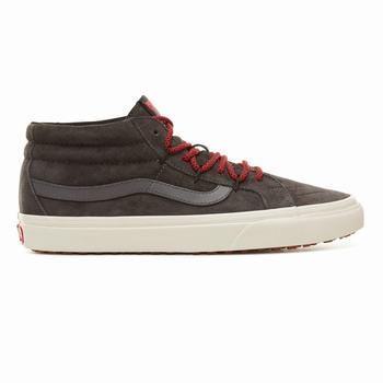 Vans Sk8-Mid Reissue Ghillie MTE - Miesten Korkeavartiset tennarit - Forged Iron/Marshmallow